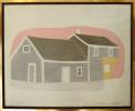 "Massachusetts House and Barn" by Myron Lechay